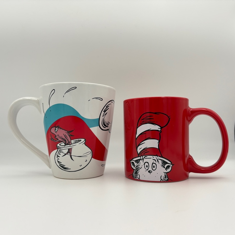 Two Dr. Seuss Mugs The Cat in the Hat
